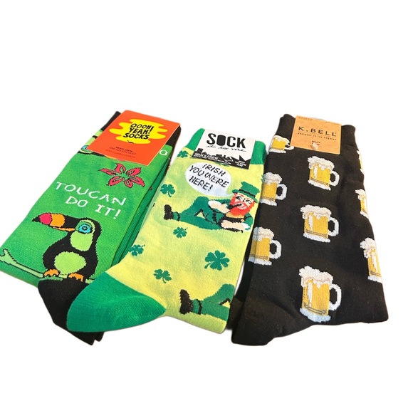 Men’s St. Patrick’s Day New With Tags Sock Bundle - Picture 2 of 10